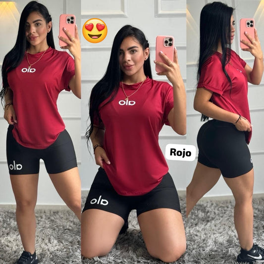 COJUNTOS DEPORTIVOS SHORT MUJER
