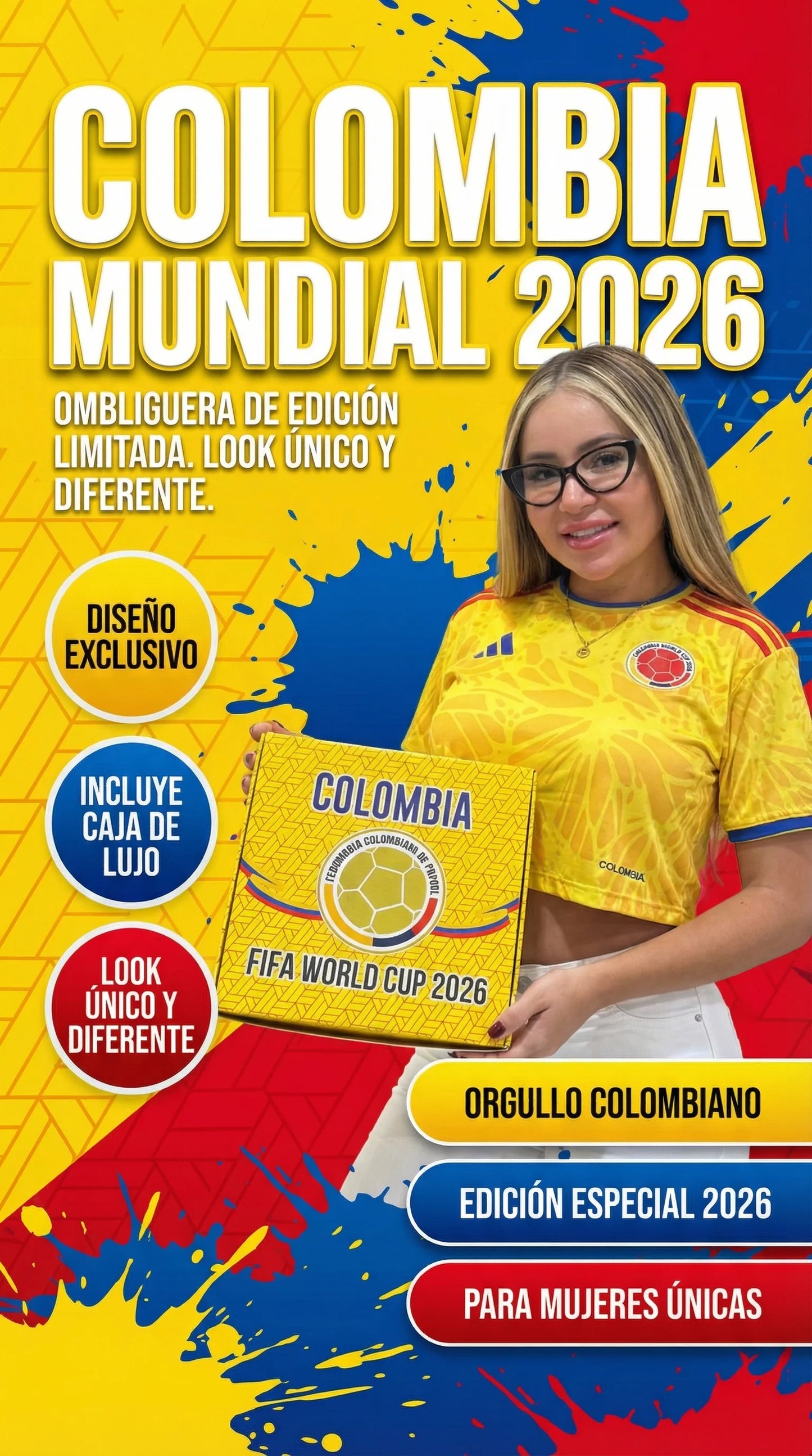 Camisa Ombliguera seleccion colombia 202