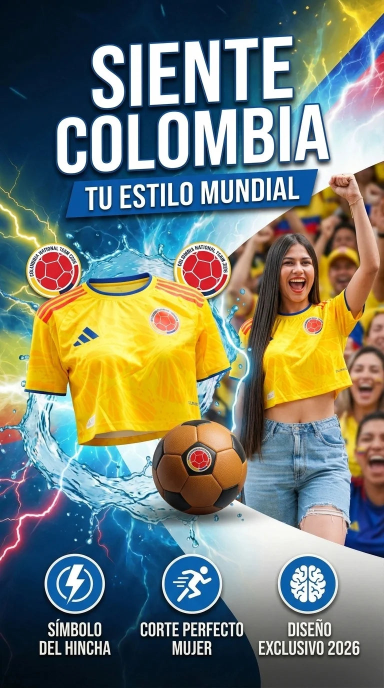 Camisa Ombliguera seleccion colombia 202